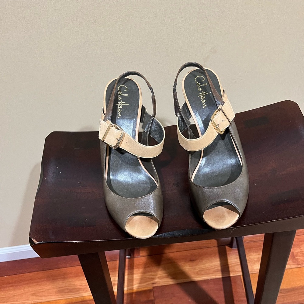 Cole Han Open Toe Dress Shoe